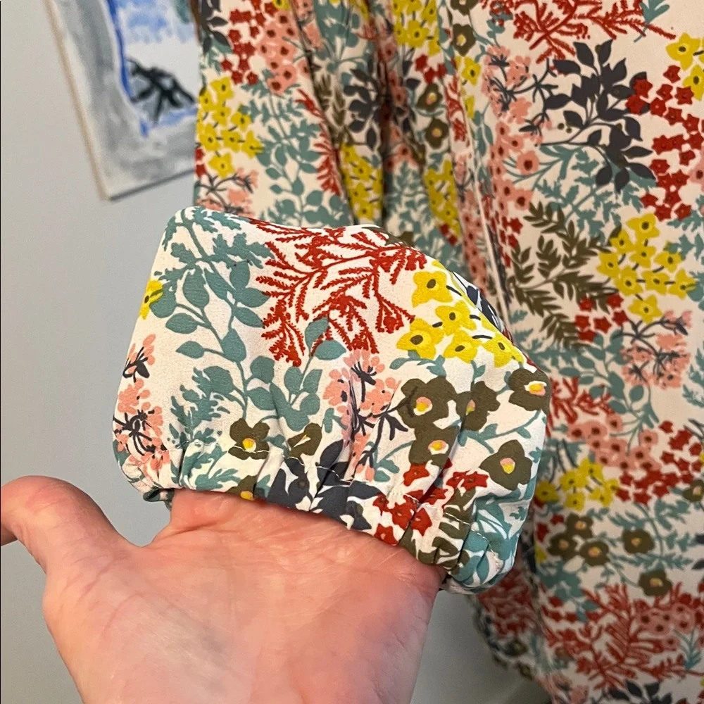 Loft Boho Style Floral Pullover - Picture 5 of 11